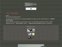 Tablet Screenshot of agathe.ch